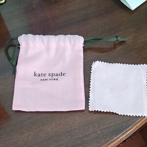 Kate Spade jewelry bag and polishing cloth
